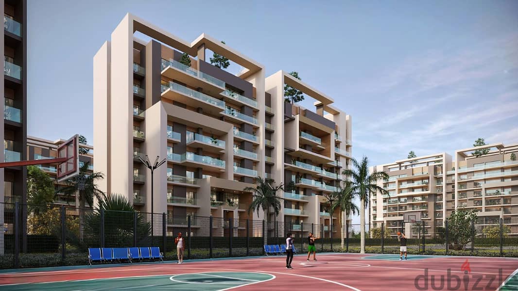 120 sqm apartment for sale in installments in the Administrative Capital in City Oval New Capital 5