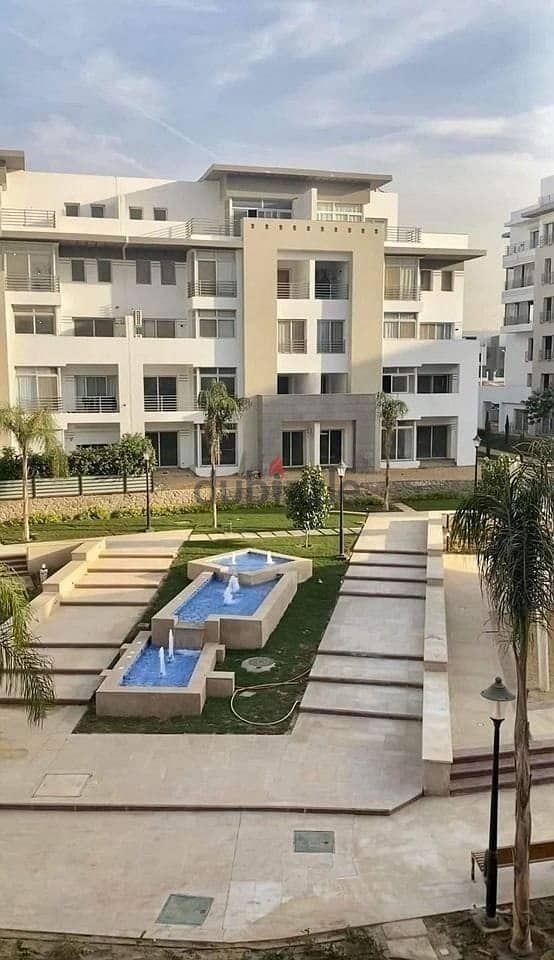 a garden apartment For sale in Fifth Settlement, Hyde Park, next to Emaar Misr Mivida in Golden Square after AUC Pool View 7