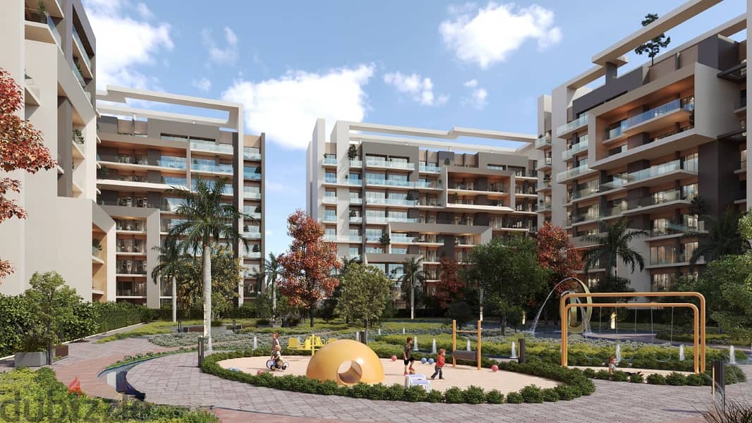 A distinctive apartment for sale in installments in the Administrative Capital in City Oval New Capital 14
