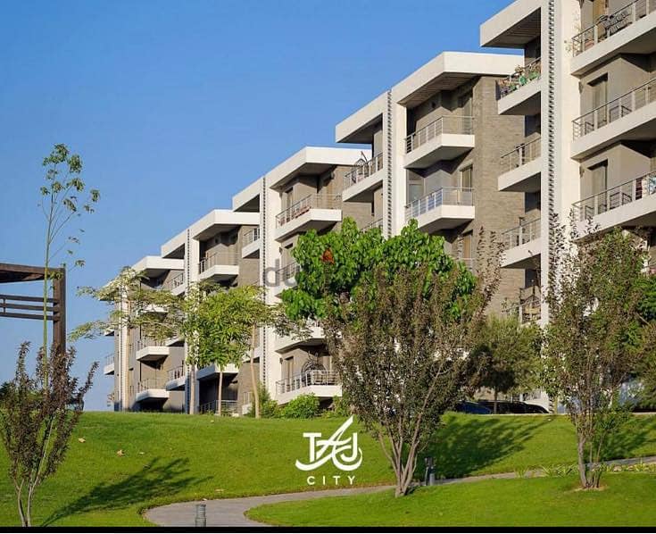 Apartment for Sale Taj City BY MNHD Less Than Developer Price by 3 million Installment 2 BD View Garden 3