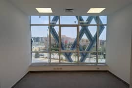 Office for rent fully finished + AC, a very prime location near to Mall of Arabia