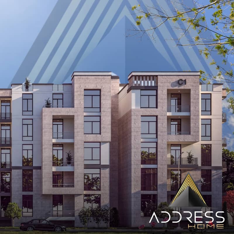 181 sqm apartment, down payment in installments for 6 years, 616 thousand, 3 rooms and 2 bathrooms, a large reception in October Gardens, next to Isol 11