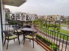 Fully furnished apartment with landscape view - in The Courtyards, Sheikh Zayed