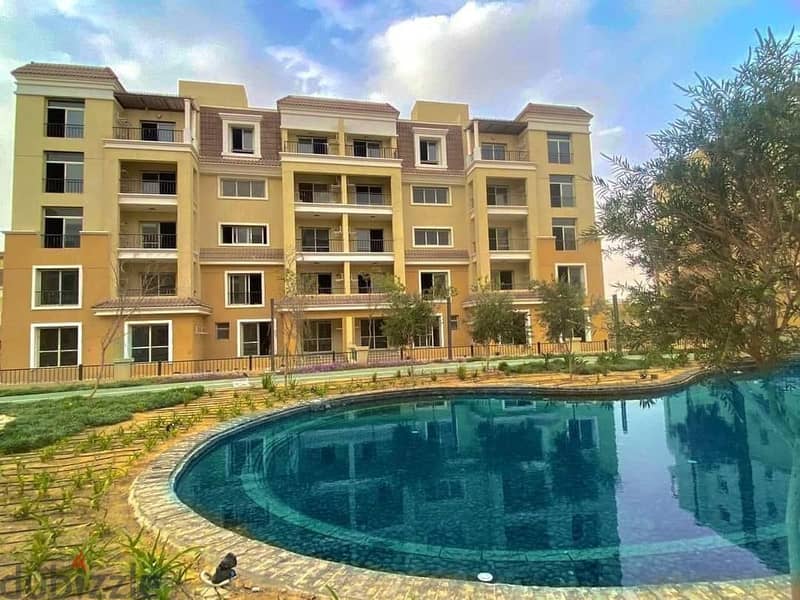 132 sqm apartment for sale in Sarai Compound on Suez Road next to Madinaty 2