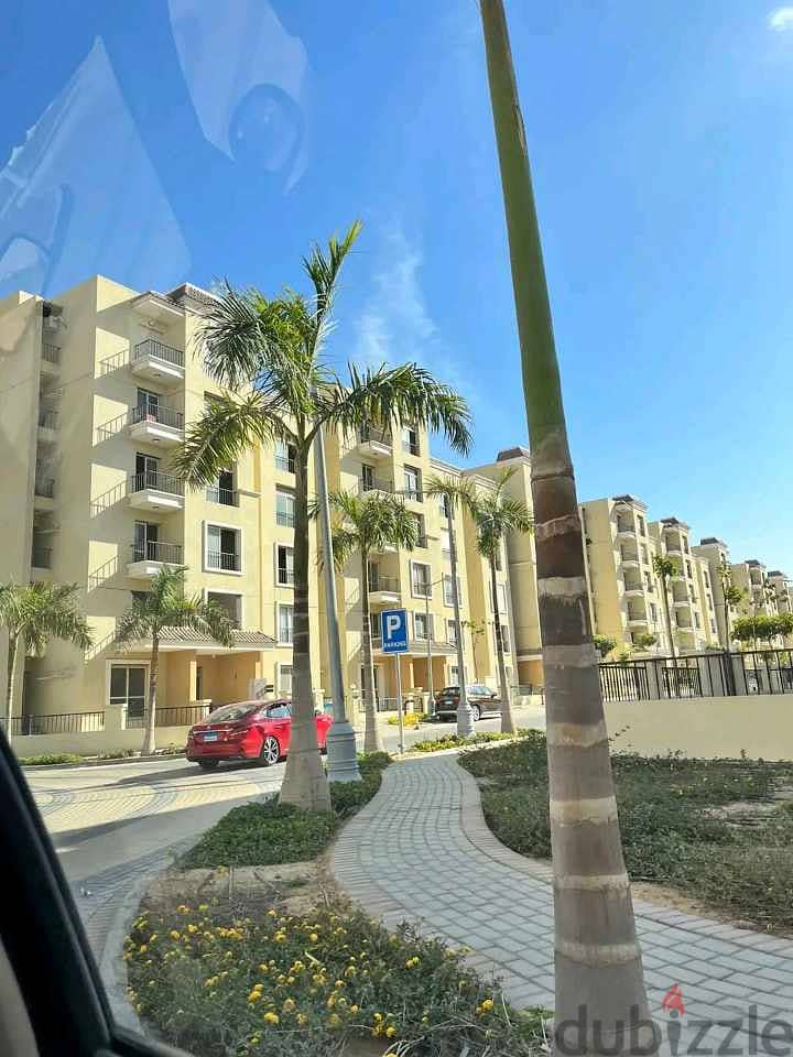 132 sqm apartment for sale in Sarai Compound on Suez Road next to Madinaty 7