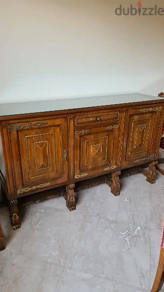 beautiful antique wood work dining room 1