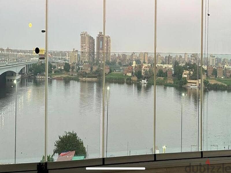 استلم فوري شقة فندقية 430م بفيو ساحر 100% على النيل من جميع الغرف دور 20 فـ نايل بيرل Nile Pearl المعادي 3
