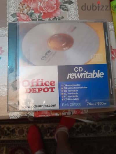 cd rewritable 650 mB