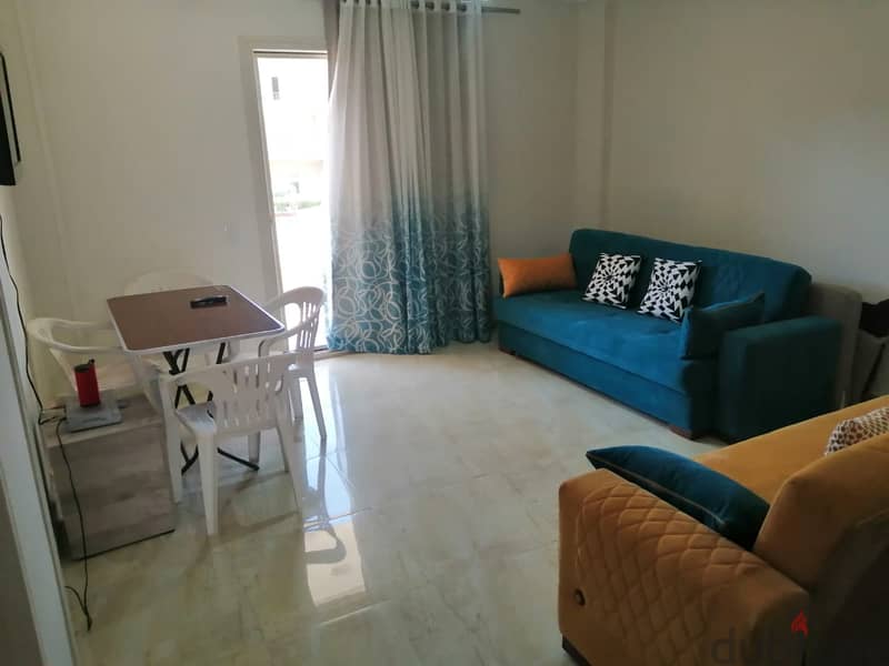 Chalet for Resale in Ain Sokhna, first floor, overlooking the sea and a swimming pool with furniture and appliances 2