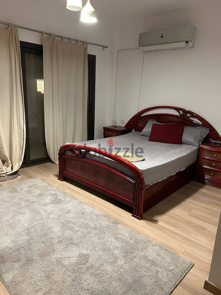 Fully-furnished apartment 207 m. + 110 m. garden ultra super lux in prime location Fifth Square El Marasem 5th Settlement New Cairo 8