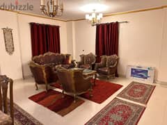 Fully-furnished apartment 180 m. for rent ultra super lux finished in prime location  El Yasmeen 3 New Cairo