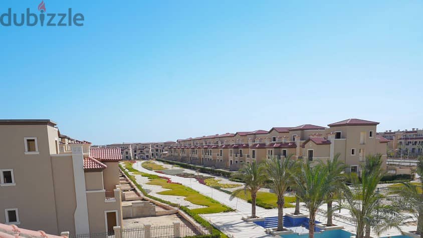 Receive and pay in installments at your convenience. . A luxury townhouse villa for sale in the Administrative Capital in La Vista City New Capital 5