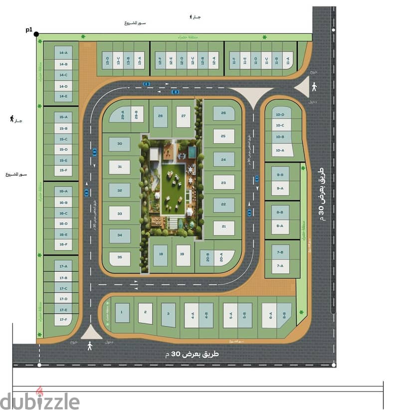 Townhouse with a 15% discount for sale in New Sheikh Zayed, Lovers New Zayed Compound 3
