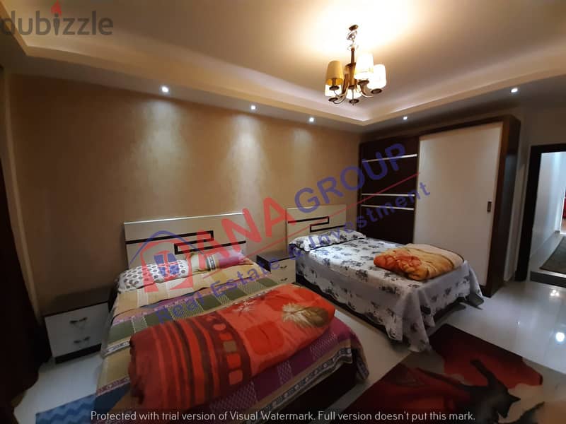 For rent apartment 220m in the second phase of Beverly Hills 6