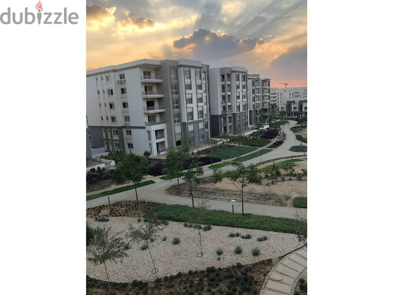 apartment 140 meter  view  landscape and  villas in Hyde Park Compound, with installments over 6 years, almost ready to move 4