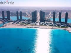 Apartment 143 sqm SEA VIEW 100% for sale, delivery for months, , LATIN DISTRICT, New Alamein, in installments 0