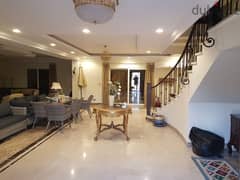 Fully finished and furnished with kitchen villa for rent 550m in elrehab 2 0