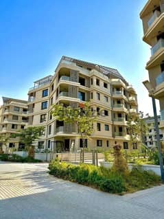 Receive your apartment 163 meters + finished garden with air conditioners in the best compound in New Cairo + in installments 0
