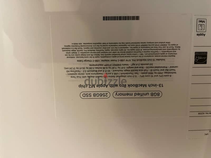 Macbook pro M2 13 inch 256/8 new sealed 2