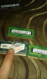 2x2GB + 1X1GB  DDR3 10600  +1X4GB DDR4 2666V 2