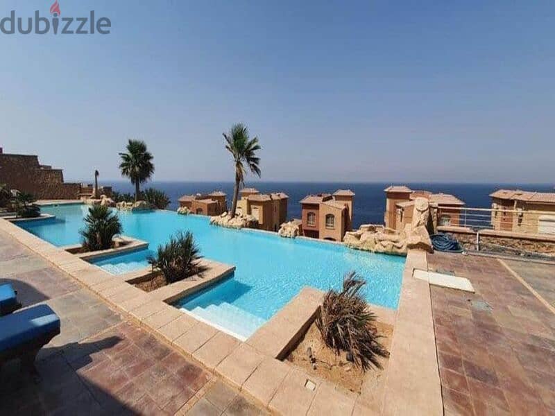 Fully finished villa for sale, first row, on the sea, in installments Sokhna Hills 1