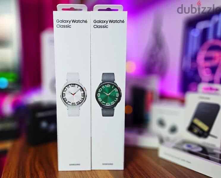 للبيع Samsung galaxy watch 6 classic 47mm و Samsung Buds 2pro and fe 2