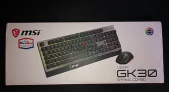 MSI Vigor GK30 Combo Gaming Keyboard & Mouse كومبو ماوس و كيبورد 0