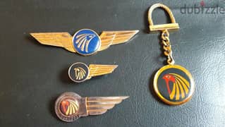 طقم دبابيس مصر للطيران من النوادر قديم egyptair vintage pin 0