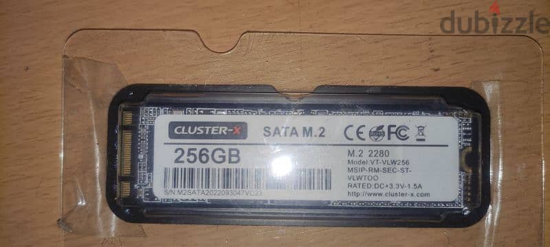 هارد Cluster-x M. 2 SSD 256GB 0