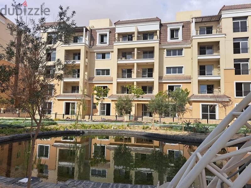 Apartment for sale in garden, 220 square meters (minimum down payment + comfortable installment), directly next to Madinaty 2