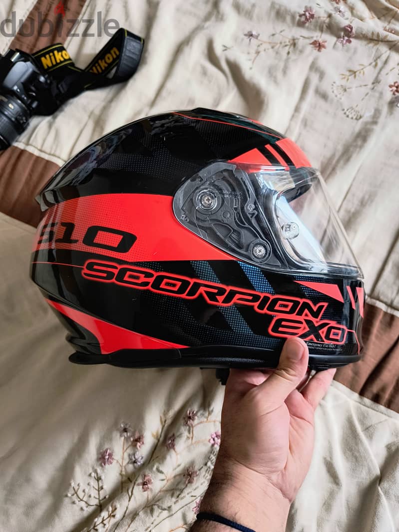 xxl Bike motorcycle Helmet Scorpion exo 510 double visor 1