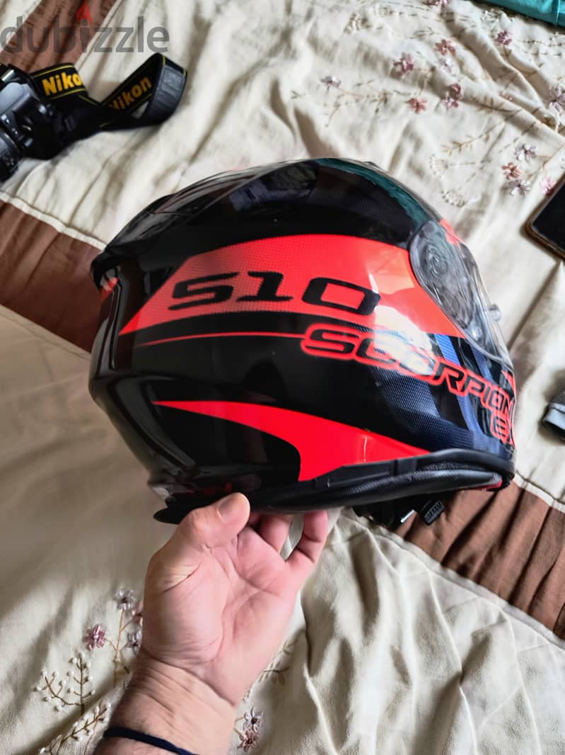 xxl Bike motorcycle Helmet Scorpion exo 510 double visor 2