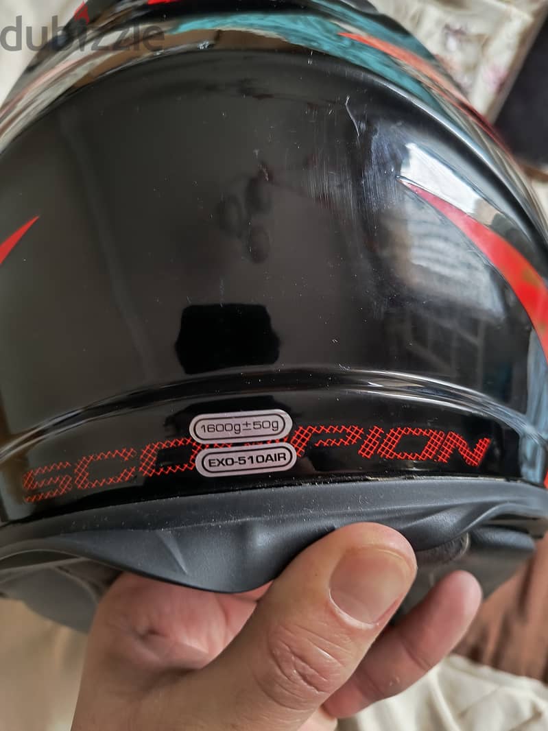 xxl Bike motorcycle Helmet Scorpion exo 510 double visor 3