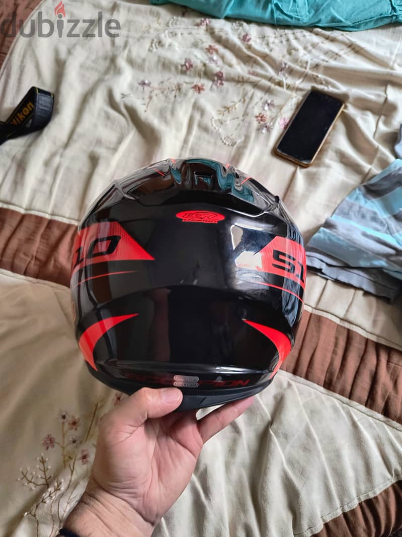 xxl Bike motorcycle Helmet Scorpion exo 510 double visor 4