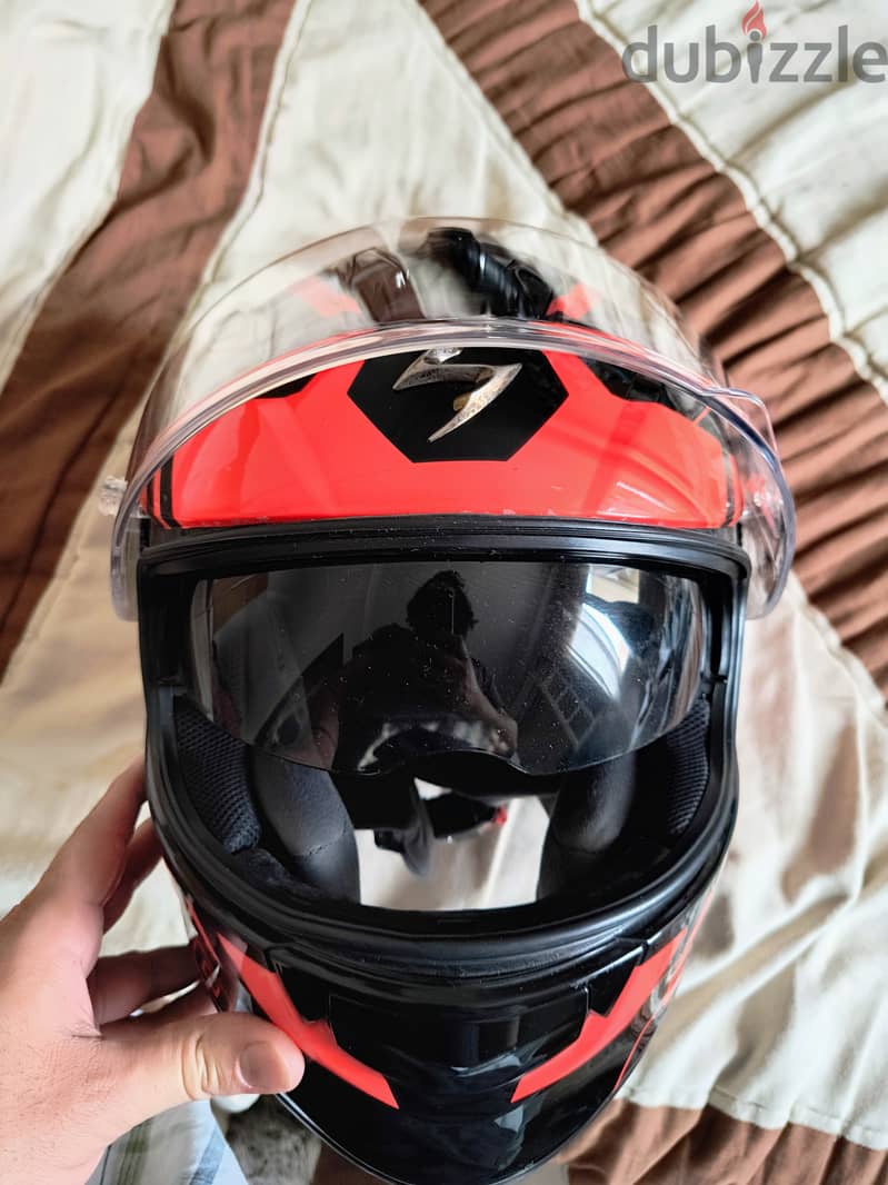 xxl Bike motorcycle Helmet Scorpion exo 510 double visor 8