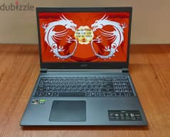 Acer Aspire 7 Ryzen™ 7 5825u RTX 3050 Gaming Laptop