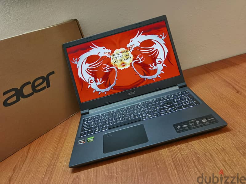 Acer Aspire 7 Ryzen™ 7 5825u RTX 3050 Gaming Laptop 2