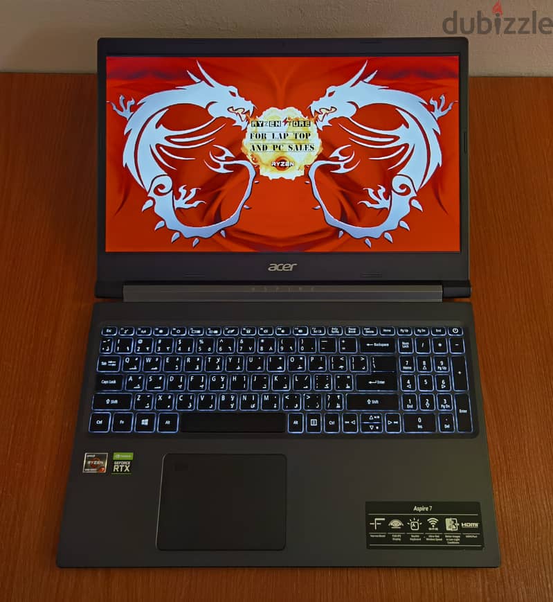 Acer Aspire 7 Ryzen™ 7 5825u RTX 3050 Gaming Laptop 4