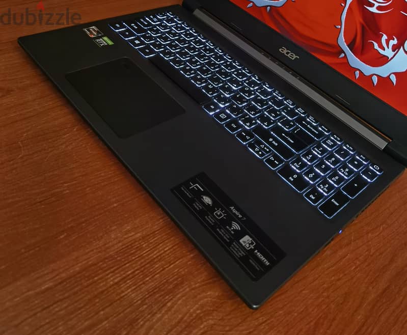 Acer Aspire 7 Ryzen™ 7 5825u RTX 3050 Gaming Laptop 13