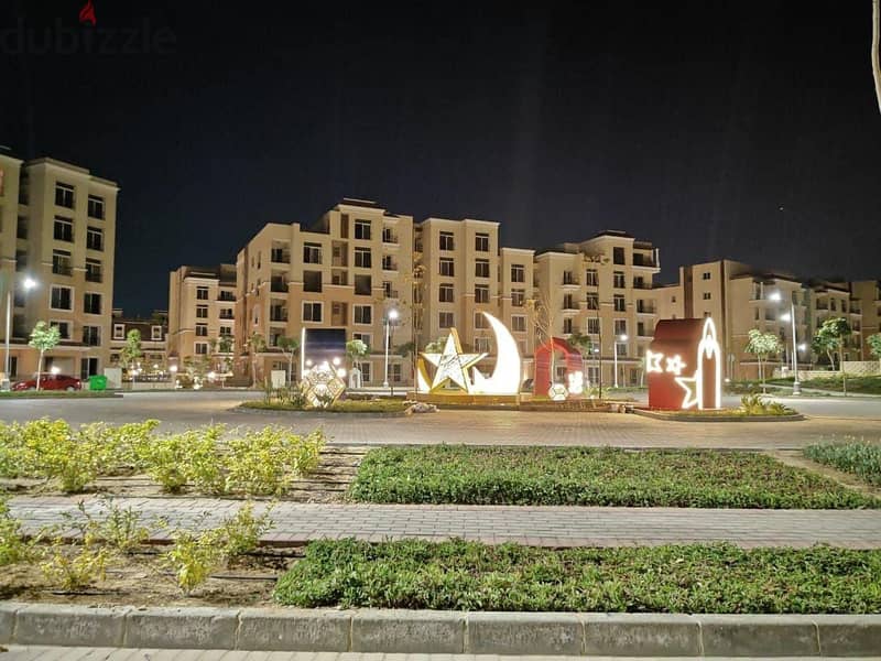 Duplex apartment 206 m for sale, 4 rooms, in Sarai Mostaqbal City Compound, next to Madinaty and Mountain View, installments with a 42% discount 11
