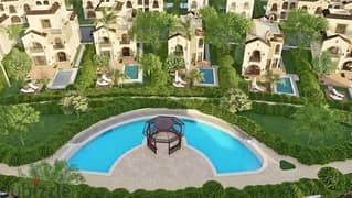Stand alone villa 198m for sale in Sarai New Cairo, next to Madinaty and Mountain View, installments with a 120% discount to increase the down payment