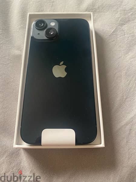Iphone 14 midnight 128gb brand new with apple box and bag. 2