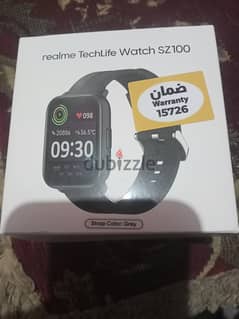 ساعه ذكيه ريلمي Realme Techlife Watch Sz100 1.69in  جديده لم تستخدم