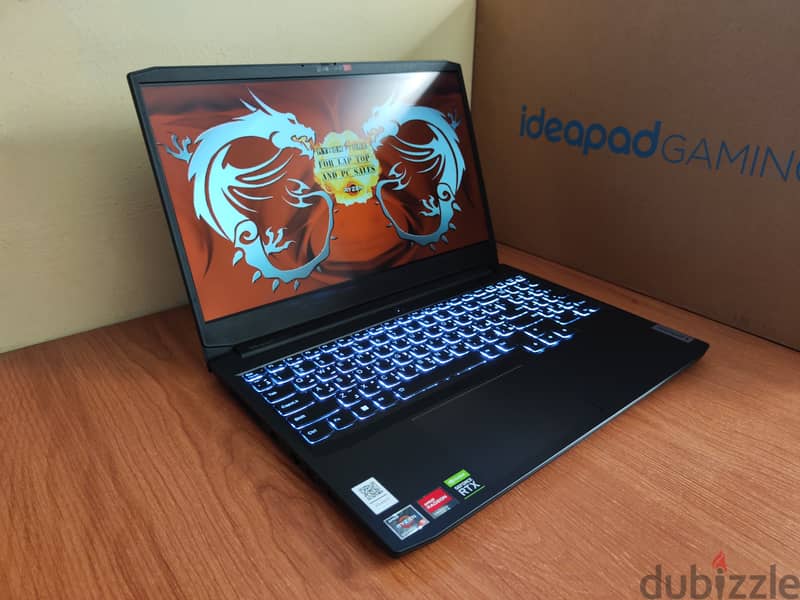 Lenovo ideapad gaming 3 Ryzen 5 5600h RTX 3050 Gaming Laptop 3