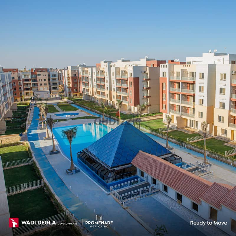 Apartment with 2 Gardens  in Promenade wadi degla project  for sale for a great Price 2