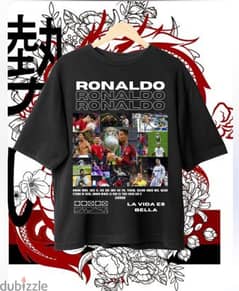 Ronaldo t-shirt over size Mideum