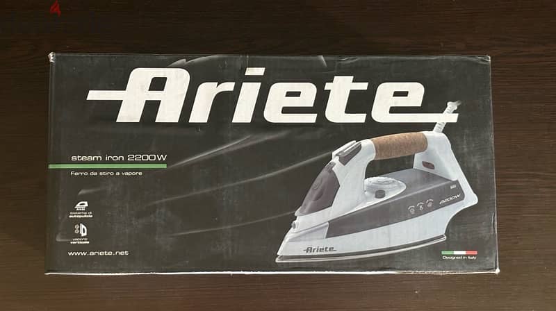 Ariete Steam Iron - مكوة بخار أريت جديدة 1