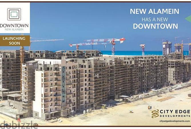 Ground  chalet 157m 2Bedrooms At cityedge downtown new alamein north coast front beach first row 4