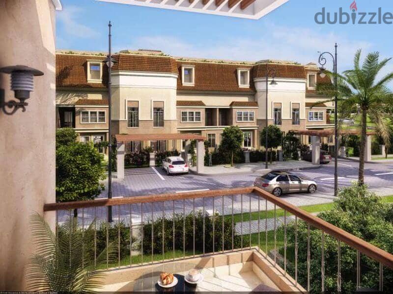 Independent villa for sale ((at the price of an apartment in installments)) on Suez Road in front of madnity of Sarai Compound, New Cairo 4