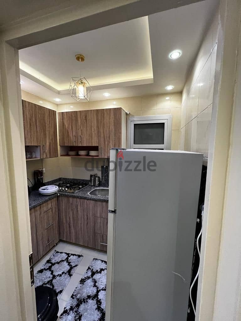 Furnished apartment for rent next to all services in Al-Rehab 5